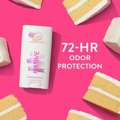 Native Limited Edition Solid Deodorant Vanilla Piece of Cake  2.65oz - Imperfect Container