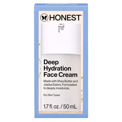 Honest Beauty Deep Hydration Face Cream with Shea Butter 1.7 fl oz - Imperfect Box
