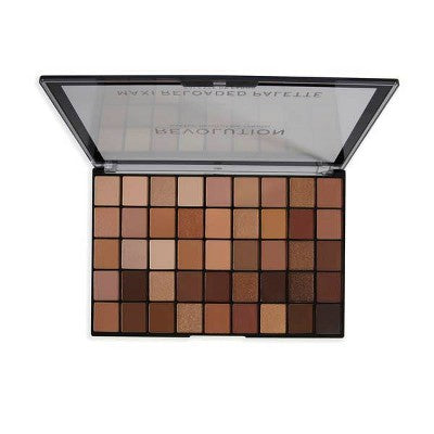 Makeup Revolution Maxi Reloaded  Eyeshadow Palette Ultimate Nudes 0.27oz - Imperfect Container