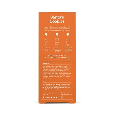 Wild Cosmetics Pink Stocking Case & Santa's Christmas Cookies Deodorant Refills 1.4oz/2ct - Imperfect Box