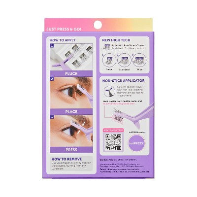 KISS Products imPRESS Self Adhesive Eyelashes Natural 20ct - Imperfect Box