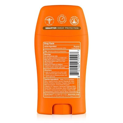 Carpe Men's 100HR Sweat & Odor Control Antiperspirant Deodorant Sandalwood 1.76oz - Imperfect Container