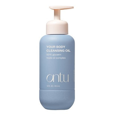 Ontu Hydrating Body Wash Cleansing Oil with Triple-Oil Complex 14oz - Imperfect Container