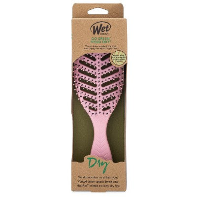 Wet Brush Go Green Speed Dry Hair Brush Pink - New