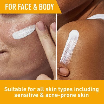 CeraVe Hydrating Sheer Sunscreen Lotion for Face and Body SPF 30 3 fl oz - Imperfect Box
