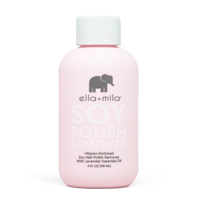 ella+mila Soy Nail Polish Remover Lavender 4 fl oz - New