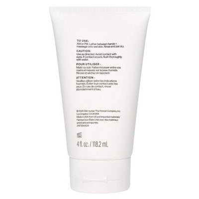 Honest Beauty Sensitive Skin Calming Cream Cleanser 4 fl oz - Imperfect Box
