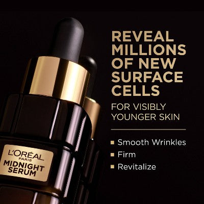 L'Oreal Paris Age Perfect Cell Renewal Midnight Serum Anti-Aging Complex 1 fl oz - Imperfect Box