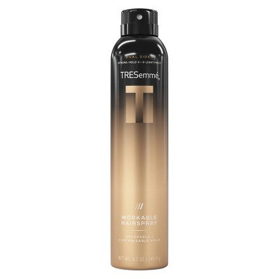 Tresemme A-List Collection Workable Hairspray, Golden Vanilla & Sandalwood Scent 8.5oz - Imperfect Container