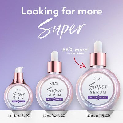 Olay Night Mini Super Serum 0.4 fl oz - New