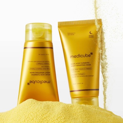 medicube Kojic Acid Turmeric Night Wrapping Face Mask Korean Skincare 2.53 fl oz - Imperfect Box