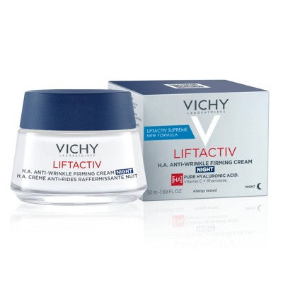 Vichy LiftActiv Supreme Anti-Aging and Firming Night Cream Face Moisturizer 1.69oz - Imperfect Box