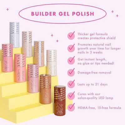 Olive & June Builder Gel Nail Polish Blush Bounce 0.46 fl oz - Imperfect Container