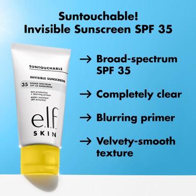 e.l.f. SKIN Suntouchable Invisible Sunscreen SPF 35 1.7 fl oz - Imperfect Box