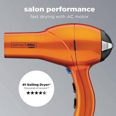 Conair AC Motor Hair Dryer Orange - Imperfect Box