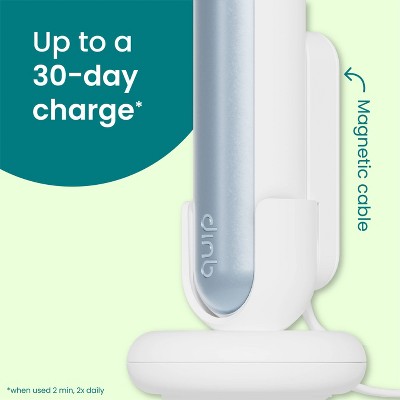 quip Rev Oscillating Rechargeable Electric Toothbrush White/Blue - Imperfect Box