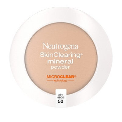 Neutrogena Skin Clearing Pressed Powder 50 Soft Beige 0.38oz - New