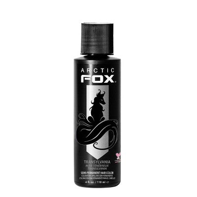 Arctic Fox Semi-Permanent Hair Color Dye Black 4 fl oz - New