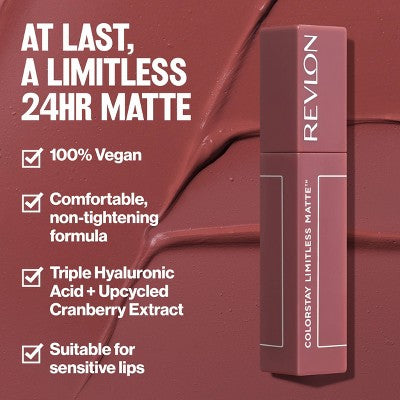 Revlon No-Budge Matte ColorStay Limitless Liquid Lipstick 005 Strut 0.17 fl oz - New