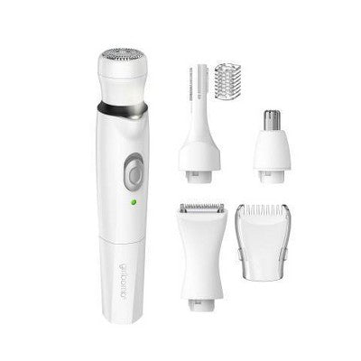 Conair Girlbomb Wet and Dry Cordless Rechargeable Face Shaver with Nose, Ear, Eyebrow and Bikini Trimmer Attachments Set 6pc - New