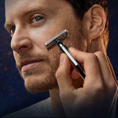 King C. Gillette Men's Double Edge Safety Razor + 5 Refill Blades - Imperfect Box