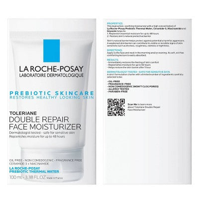 La Roche Posay Toleriane Double Repair Face Moisturizer 3.38 fl oz - Imperfect Box