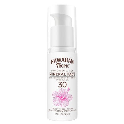 Hawaiian Tropic Mineral Sun Milk Tint Face SPF 30 1.7 fl oz - Imperfect Box