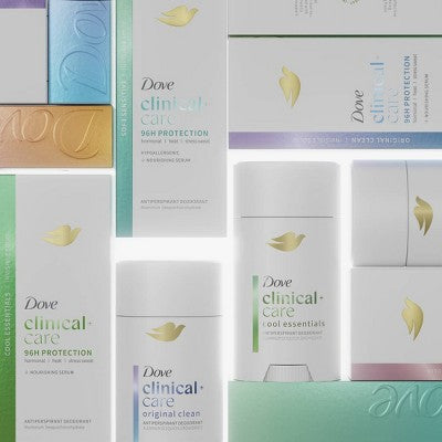 Dove Beauty Clinical 96-Hour Protection Antiperspirant & Deodorant Stick Original Clean 2.6oz - Missing Box