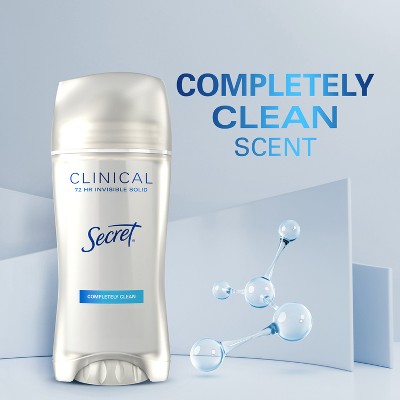 Secret Clinical Strength Completely Clean Invisible 2.6oz - Imperfect Box