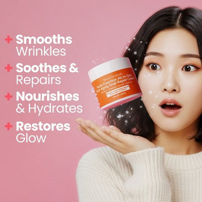 Seoul Ceuticals Korean Skin Care Snail Repair Cream 2oz - Imperfect Box