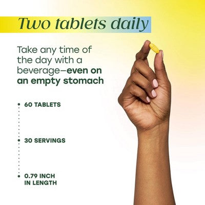 MegaFood Turmeric Supplement 60ct - New