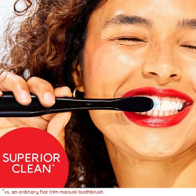 Colgate Optic White Pro Series Sonic Battery Powered Toothbrush Black - Imperfect Box