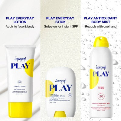 Supergoop! PLAY Everyday Hydrating Body & Face Sunscreen Lotion SPF 50 5.5 fl oz - New