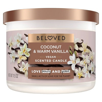 Beloved Coconut & Warm Vanilla 2-Wick Candle 11.5oz - New