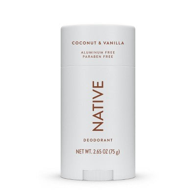 Native Solid Deodorant for Women & Men Coconut & Vanilla  Aluminum-Free 2.65oz - Imperfect Container