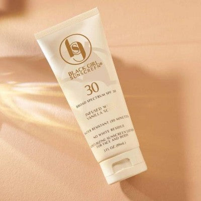 Black Girl Sunscreen Vanilla SPF 30 3 fl oz - Imperfect Container