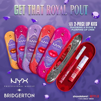 NYX Professional Makeup Bridgerton Royal Treasures Lip Kit 03 2pc - Imperfect Box