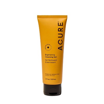 Acure Brightening Cleansing Gel Citrus 4 fl oz - New