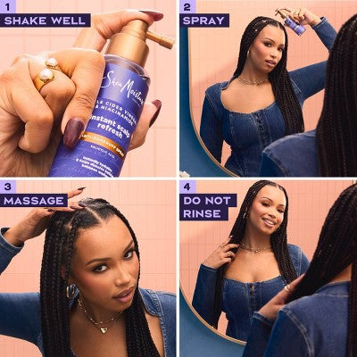 SheaMoisture Anti-Dandruff Spray Apple Cider Vinegar & Niacinamide 4 fl oz - Imperfect Container