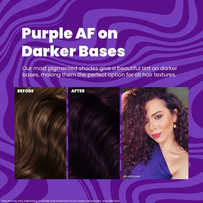 Arctic Fox Semi-Permanent Hair Color Dye Purple 4 fl oz - Imperfect Container