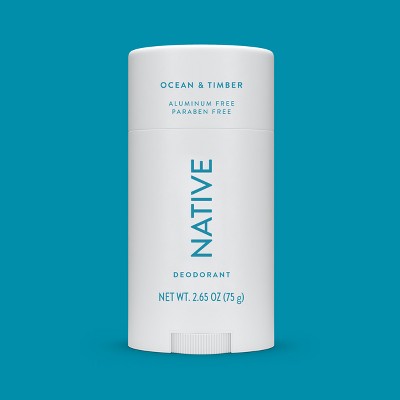 Native Solid Deodorant for Men & Women Ocean & Timber  Aluminum-Free 2.65oz - New
