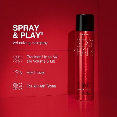 Sexy Hair Spray and Play Hairspray 10oz - Imperfect Container