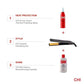 CHI Original Ceramic Hair Straightener Flat Iron 1" Floating Plates Black - Imperfect Box