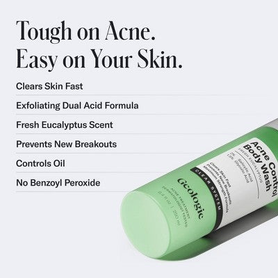 Geologie Clear System Acne Control Body Wash 8.4 fl oz - New