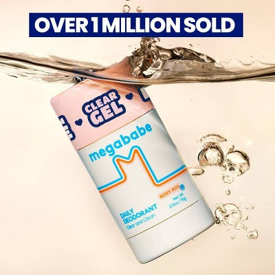 Megababe Rosy Pits Daily Solid Deodorant 2.6oz - New