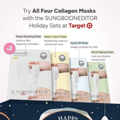 SUNGBOON EDITOR Deep Collagen Overnight Mask Gift Set 5ct - New