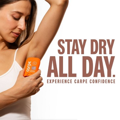 Carpe Women's 100H Sweat & Odor Control Deodorant Soft Cashmere 1.76oz - Imperfect Container