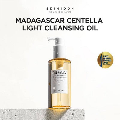 SKIN1004 Madagascar Centella Light Cleansing Oil Korean for Makeup Impurities Removal 200ml - Imperfect Box