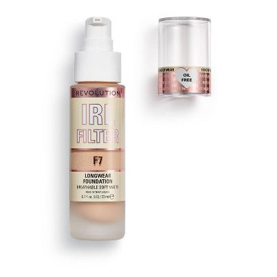 Makeup Revolution IRL Filter Longwear Foundation F7 0.7 fl oz - New