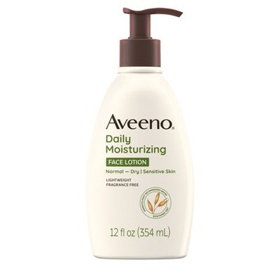 Aveeno Daily Moisture Face Lotion 12 fl oz - Imperfect Container
